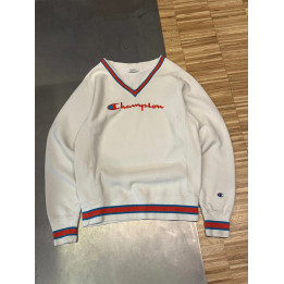 Champion bluza vintage v-neck swag y2k retro streetwear crewneck hoodie