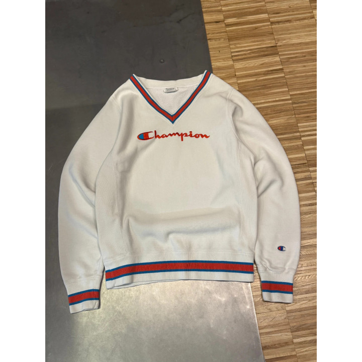 Champion bluza vintage v-neck swag y2k retro streetwear crewneck hoodie