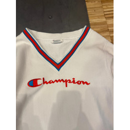 Champion bluza vintage v-neck swag y2k retro streetwear crewneck hoodie