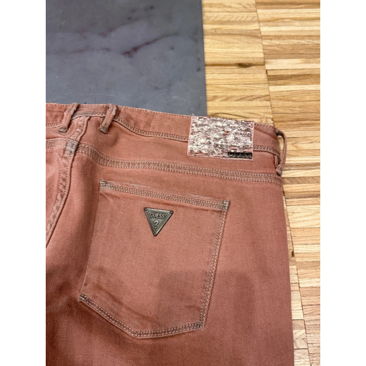 Guess Jeansy slim skinny y2k logo swag indie sleaze overdyed high end designer