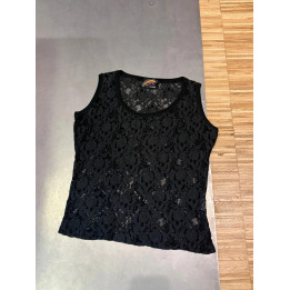Fever studio mesh top made in italy high end designer swag tank top