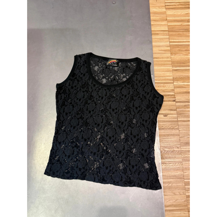 Fever studio mesh top made in italy high end designer swag tank top